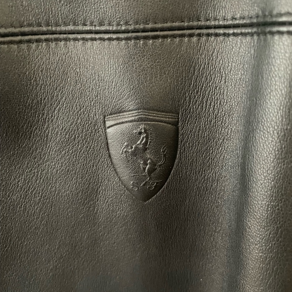 Rare 10th Anniversary Puma Ferrari Leather Jacket - Picture 4 of 7